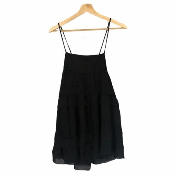 Anthropologie DRA Maggie Black Mini Dress XS NWT - Picture 4 of 8